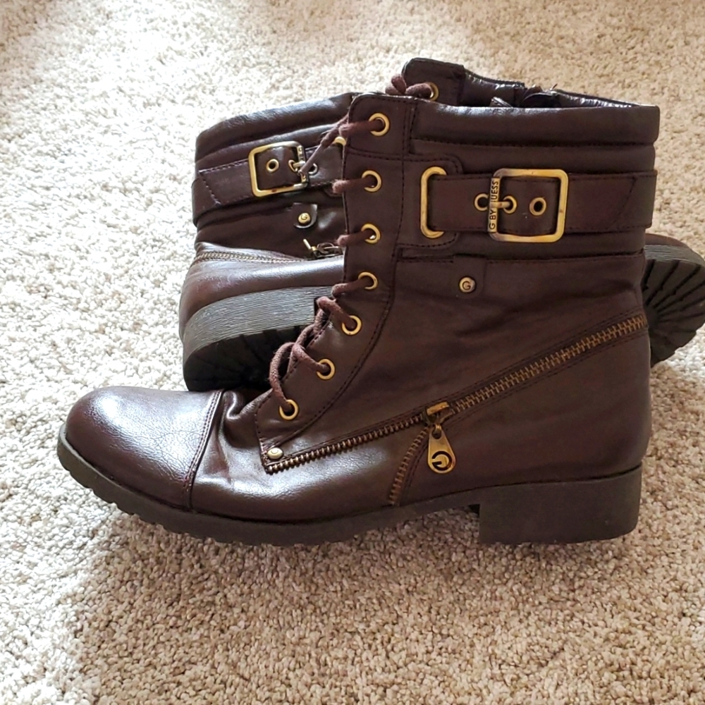 G by Guess military boots